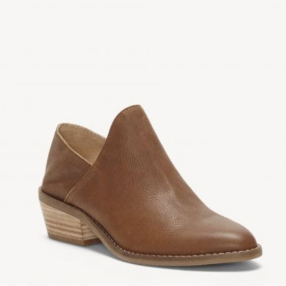 Lucky Brand Fausst Ankle Bootie Cedar Brown Boot - Picture 2 of 6